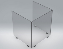 Load image into Gallery viewer, Glass Connector, Sneeze Guard, 3/8" (10mm) Bottom Clamp 414.4038.11