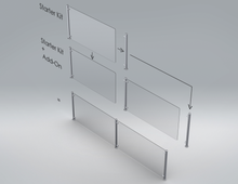 Load image into Gallery viewer, Assembly, Sneeze Guard Bistro Extend "Add", 4'