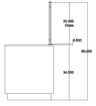 Load image into Gallery viewer, Assembly, Sneeze Guard Bistro Extend "Add", 4'
